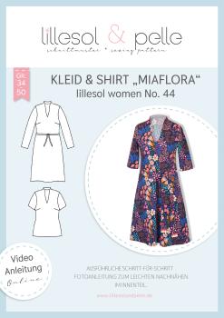 Schnittmustertitelbild Kleid und Shirt Miaflora lillesol women Nr. 44
